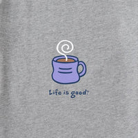 3 x Brand New Life Is Good Women s Hot Mug Crusher Tee XX-Large, Heather Grey  - RRP €82.8