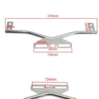 1 x RAW Customer Returns SKUNTUGUANG Motorcycle Universal Light Mount Bar Driving Spot Fog Passing Turn Signal Fits Chrome  - RRP €27.19