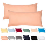 1 x RAW Customer Returns Livessa set of 2 pillowcases 40 x 80 cm - Concealed zipper on the long side, pillowcase made of 100 cotton jersey fabric, ultra soft and breathable, Oeko-Tex certified - RRP €13.95