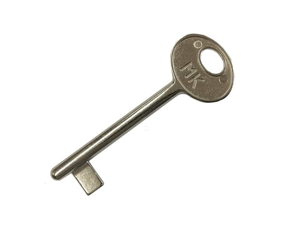 1 x RAW Customer Returns effedielle PASSPARTOUT key for internal AGB patent locks, nickel-plated finish, opens all CENTRO series locks and old AGB patent series - RRP €8.4