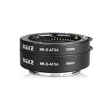 1 x RAW Customer Returns Meike MK-S-AF3A Metal Autofocus Macro Extension Adapter for Sony E-mount Ring 10mm 16mm Camera the Mirrorless Nex3 Nex5 Nex6 A6000 A6300 A6400 A6500 A7II A9 etc - RRP €32.95