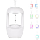 1 x RAW Customer Returns Ultrasonic Humidifier 500ml USB Mini Humidifier with Anti Gravity Water Drop Light Effects, Cool Mist Humidifier with 7 Color Lights, Automatic Shut-Off for Bedroom - RRP €21.8