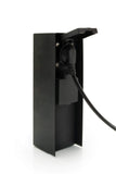 1 x RAW Customer Returns LED Universe garden socket made of stainless steel, IP44 for outdoors black 2-way  - RRP €34.99