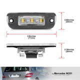 1 x RAW Customer Returns NSLUMO 2pcs Clear Lens LED License Plate Light For Mercedes R-Class ML-Class GL-Class, ml w164 license plate lighting led - RRP €17.99