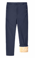 1 x RAW Customer Returns Yukirtiq Men s Winter Fleece Jogging Bottoms Training Trousers Sherpa Lined Workout Running Sweatpants Warm Men s Sports Trousers with Zip Pockets Blue M - RRP €27.6