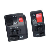 1 x RAW Customer Returns BESTEU 1 pair motorcycle switch handlebar switch controller switch motorcycle horn indicator start switch button - RRP €34.25