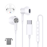 5 x RAW Customer Returns USB C Headphones, Magnetic Wired USB C Earphones, Type C Headphones for iPhone 15 Series, Samsung A54 A53 S23 S22 S21 S20 FE, Huawei P40 P30 Pro, Google Pixel 8 7 6 XL, OnePlus 6T, Xiao Mi 10 - RRP €84.95