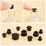 1 x RAW Customer Returns GORGECRAFT 30pcs 5 Sizes Black Silicone Caps for Salt and Pepper Shakers Salt Stopper 6 7 9 11 13mm Replacement Bottle Caps Reusable Round Caps for Bottles Pipes - RRP €19.2