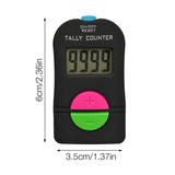 1 x RAW Customer Returns IWILCS Digital Hand Tally Counter, 2 Pieces Golf Sport Digital Counter, Electronic Add Subtract Manual Clicker, Digital Small Golf Sport Counter, with Lanyard, 0-9999 - RRP €13.99