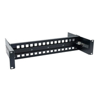 1 x RAW Customer Returns Hereta 19 inch Adjustable Rack Mount DIN Rail Bracket for Media Converter Ethernet Switch Industrial PoE Switch with Light and High Strength Aluminum Alloy Material - RRP €97.32