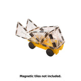 1 x RAW Customer Returns Magna-Tiles Cars 2 Piece Expansion Set - Magnetic 3D Building Tiles - RRP €24.95