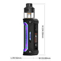 1 x RAW Customer Returns GEEKVAPE E100i Original GEEKVAPE E100i Aegis Eteno i Kit Equipment with 4.5ml Pod Built-in 3000mAh Battery 100W Box MOD Vape Fit P Coil Electronic Cigarette Vaporizer No Nicotine Black  - RRP €52.43