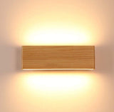 1 x RAW Customer Returns Martll wall light LED wooden wall lamp indoor wall lighting for bedroom hallway corridor stairs living room interior lighting warm white night light 22cm  - RRP €35.89