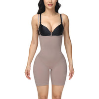 1 x RAW Customer Returns RoomTour Shapewear Women Tummy Control Body Shaper Women Strong Shaping Tummy Control Pants Bodysuits 2-Beige L - RRP €30.14