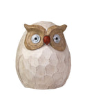 1 x Brand New SEINHIJO Solar Lights Solar Garden Light Owl Sculpture Figures Modern Decor Arts Animal Gift Statue Living Room Art Polyresin Ornament 26cm - RRP €59.99