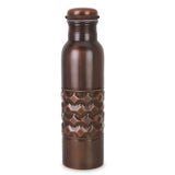 1 x RAW Customer Returns Zap Impex Travelers Antique Pure Copper Water Bottle Ayurveda Benefits Water Bottle Joint Free 900ml - RRP €25.99