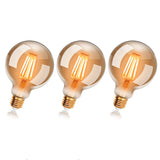 1 x RAW Customer Returns 6W Edison Vintage G80 LED Light Bulb Warm White 2200K E27 48W Incandescent Bulb Equivalent Extrastar Retro Bulb Antique Retro Decorative Lamp Non-Dimmable 3 Pack - RRP €20.4