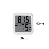 5 x Brand New 2 in 1 hygrometer indoor room thermometer, digital hygrometer with smiley date and time function indicator for baby room, basement, room climate control climate monitor - RRP €54.9