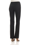 1 x RAW Customer Returns Rekucci comfortable pants women, slip-on bootcut pants women 38 short, black  - RRP €47.39