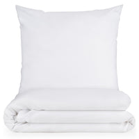 1 x RAW Customer Returns Blumtal Double Duvet Cover 200x220 and Pillowcases 50x80 - Sheet Set in Oeko-Tex certified extra soft microfibre, Duvet Cover Set with 2 Pillowcases - 3 pieces - White - RRP €49.99