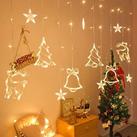 1 x Brand New Shengruili LED curtain light, fairy lights window, Christmas decoration sucker lamp, light curtain window LED, LED window light suction cup, outdoor balcony hanging curtain lights, Christmas decoration - RRP €14.62