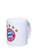 1 x RAW Customer Returns FC Bayern Munich Mug Logo White - RRP €11.71