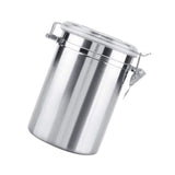 1 x RAW Customer Returns VICMAT Coffee Canister Airtight Can Stainless Steel, Coffee Container with Large Capacity, for Coffee Beans, Tea or Sugar - RRP €12.49