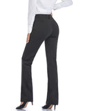 1 x RAW Customer Returns Tapata Women s 71cm 76cm 81cm 86cm Straight Stretch Pants with Pockets for Office Business Daily Wear, Tall Long Regular Petite Pants 76cm, Charcoal, XXL - RRP €45.37