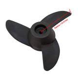 1 x RAW Customer Returns U-BCOO Propeller Electric Outboard Motor Prop for 55lb, 62lb, 86lb Trolling Motors Mount Accessory Boat, 3-Blades Black  - RRP €25.79