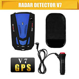 1 x RAW Customer Returns 16 Band V7 GPS Car Radar Detector, Voice Alert and 360 Degree Speed Alert System with Detection, Car Radar Detector - RRP €32.87