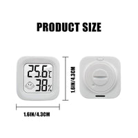 1 x RAW Customer Returns Digital Thermo-Hygrometer, Thermometer Hygrometer Indoor 6 Pieces, Nizirioo Small Temperature and Humidity Meter with Display in , Digital High-Precision Temperature Sensor for Indoor Baby Room - RRP €14.09