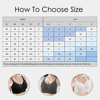 1 x RAW Customer Returns HBselect 3 pieces maternity nursing bra, seamless nursing bra with additional bra extensions, breastfeeding and sleep without underwire for women - RRP €26.54