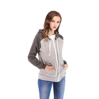 1 x RAW Customer Returns Newbestyle jacket women s sweat jacket hoodie sweatshirt jacket sweater tops hoodie dark grey, small  - RRP €38.3