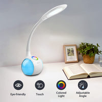 1 x RAW Customer Returns WILIT LED desk lamp for children, desk lamp color changing bedside lamp for children boys girls, bedside lamp touch dimmable with 3 brightness levels, white - RRP €32.98