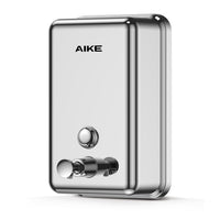 1 x RAW Customer Returns AIKE Wall Mounted Soap Dispenser, 1100ml Stainless Steel Soap Dispenser, Built-in Plastic Protective Layer, Rustproof, Wear-Resistant and Drip-Proof, Commercial Soap Dispenser Wall Mount - RRP €28.59