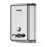 1 x RAW Customer Returns AIKE Wall Mounted Bathroom Soap Dispenser, 1100 ml Stainless Steel Soap Dispenser, Built-in ABS Protective Layer, Anti-rust and Anti-drip, Commercial Liquid Hand Soap Dispenser - RRP €28.59