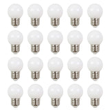 1 x RAW Customer Returns ZFQ 2W E27 G45 LED lamp bulb, E27 LED light bulb, 200 lumens, cold white, waterproof fairy lights for indoor and outdoor holiday party decoration, AC 220-240V, 20 pieces - RRP €21.47