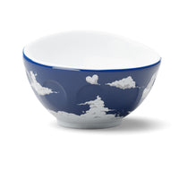 1 x RAW Customer Returns FIFTYEIGHT PRODUCTS I Bowl Heavenly - Special Edition porcelain, 500 ml, white blue grey, Made in Germany  - RRP €38.32