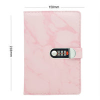 17 x Brand New Ai-life A5 Size PU Leather Notebook Marble Pattern , Thread Fashion Daily Notebook, Secret Lined Password Diary Sketchbook Dairy Planner Organizer, 150x218mm - RRP €285.6