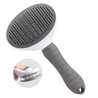 5 x Brand New Pet Cat Brush Dog Brush Short Hair Grooming Brush Undercoat Cat Brush Fine Hair Soft Brush Automatic Hair Removal Comb with One-Button Cleaning - RRP €65.65