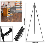 2 x RAW Customer Returns Adjustable Painting Easel 169cm Tripod Metal Easel Folding Easel with Carrying Bag for Weddings, Paintings, Displays - RRP €37.98