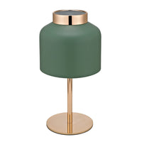 1 x RAW Customer Returns FNBR bedside lamp table lamp modern, desk lamp vintage, compatible with light bulbs with bulb e14, perfect warm light decoration for bedroom, study, living room - green - RRP €34.99