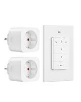 1 x RAW Customer Returns DEWENWILS wireless sockets with remote control, plug-in on off wireless wall switch, wireless socket set, 3680W, expandable light switch for holiday decoration, 30M range, pre-programmed, white - RRP €23.18