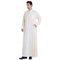 1 x Brand New Janjunsi Men s Islamic Muslim Jubba Thobe Arabic Clothing Kaftan Middle East Traditional Costume Dubai Turkish Dishdasha - RRP €22.8