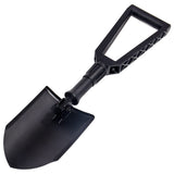 1 x RAW Customer Returns GREELUE Folding Spade, Garden Spade, Shovel Made of High Strength Carbon Steel, Use for Outdoor Activities, Camping, Snow Shoveling, Gardening, Digging Black  - RRP €23.9