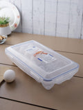 1 x RAW Customer Returns Lock Lock Egg Multifunctional Transport Box for 18 Eggs, Transparent Blue - RRP €14.72