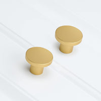 1 x RAW Customer Returns goldenwarm 10 Pieces Kitchen Knobs and Handles Golden Knobs Golden Handles Children s Knobs and Handles Vintage Handles Cabinet Handles Furniture Handles Single Hole - RRP €19.81