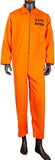 1 x RAW Customer Returns ALMDA Prisoner Costume, Halloween Prisoner Fancy Dress Costume, Inmate Theme Party, Carnival XL  - RRP €25.2