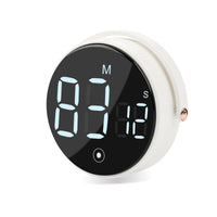 1 x Brand New Dsaren Digital Kitchen Timer Stopwatch LED Magnetic Timer Countdown Timer Minute Minder for Kitchen Cooking Gym Study White  - RRP €22.8