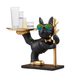 1 x RAW Customer Returns Asslye French Bulldog Figure, French Bulldog Key Bowl Key Storage Modern Sculpture Decoration for Hallway Living Room - RRP €40.33